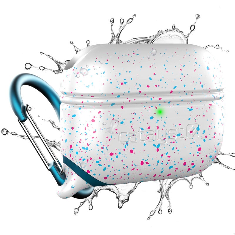 Catalyst حافظة كاتاليست المقاومة للماء لسماعات AirPods Pro الجيل الثاني والجيل الأول - متوافقة مع الشحن اللاسلكي وUSB-C، تصميم قطعة واحدة، حافظة عالية الحماية من السقوط مع مشبك - Image 1